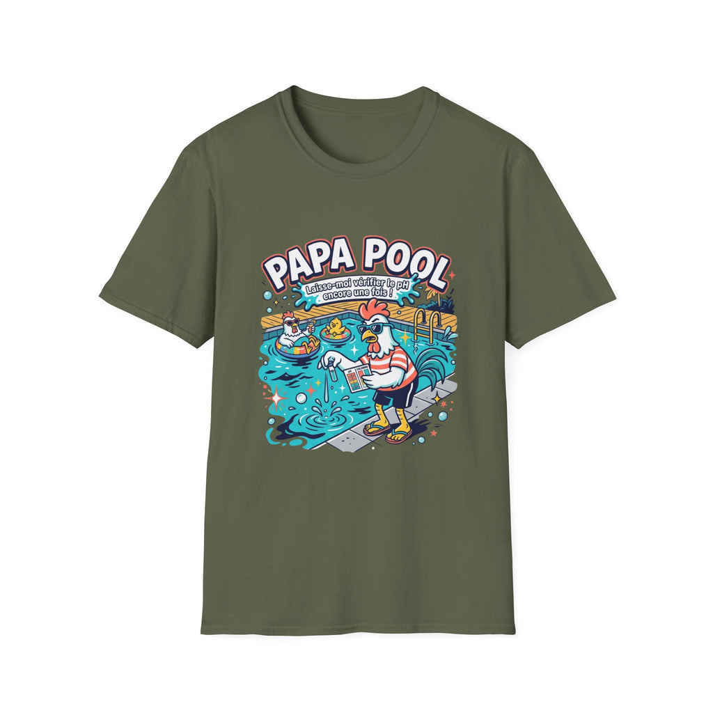 T-Shirt Papa Pool 1