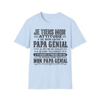 T-Shirt Papa Génial Né En Juillet