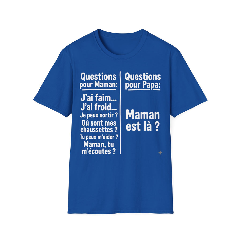 T-Shirt Comparaison Maman Papa