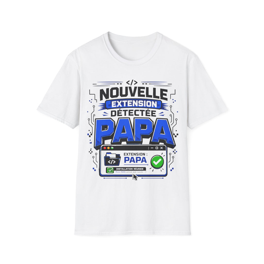 T-Shirt Nouvelle Extension Détectée Papa