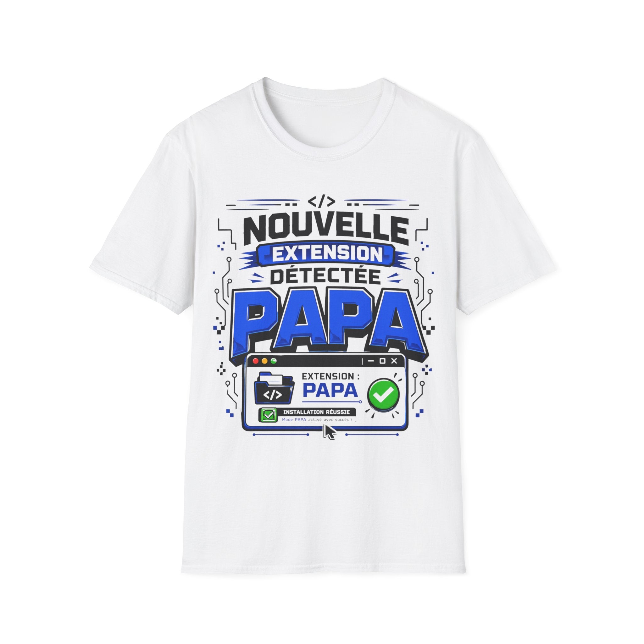 T-Shirt Nouvelle Extension Détectée Papa