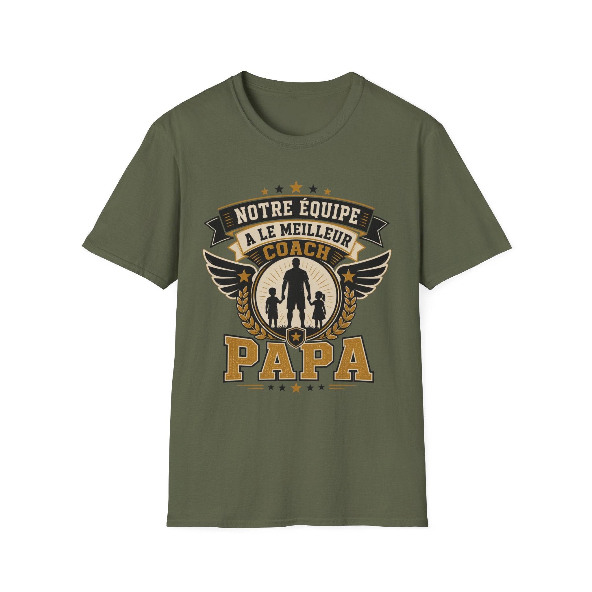 T-Shirt Papa Meilleur Coach