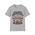 T-Shirt Papa Mode Activé Alimenté Par Le Café