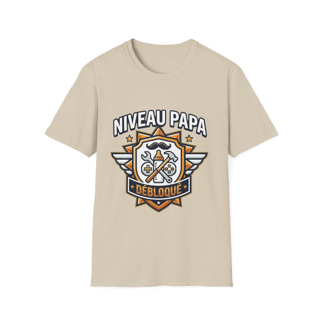 T-Shirt Niveau Papa Débloqué