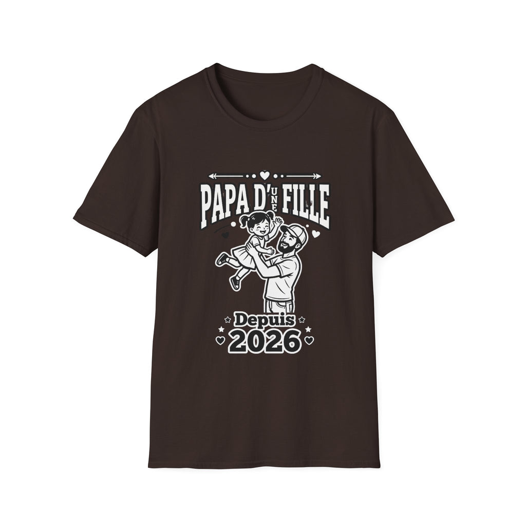 T-Shirt Papa D'une Fille