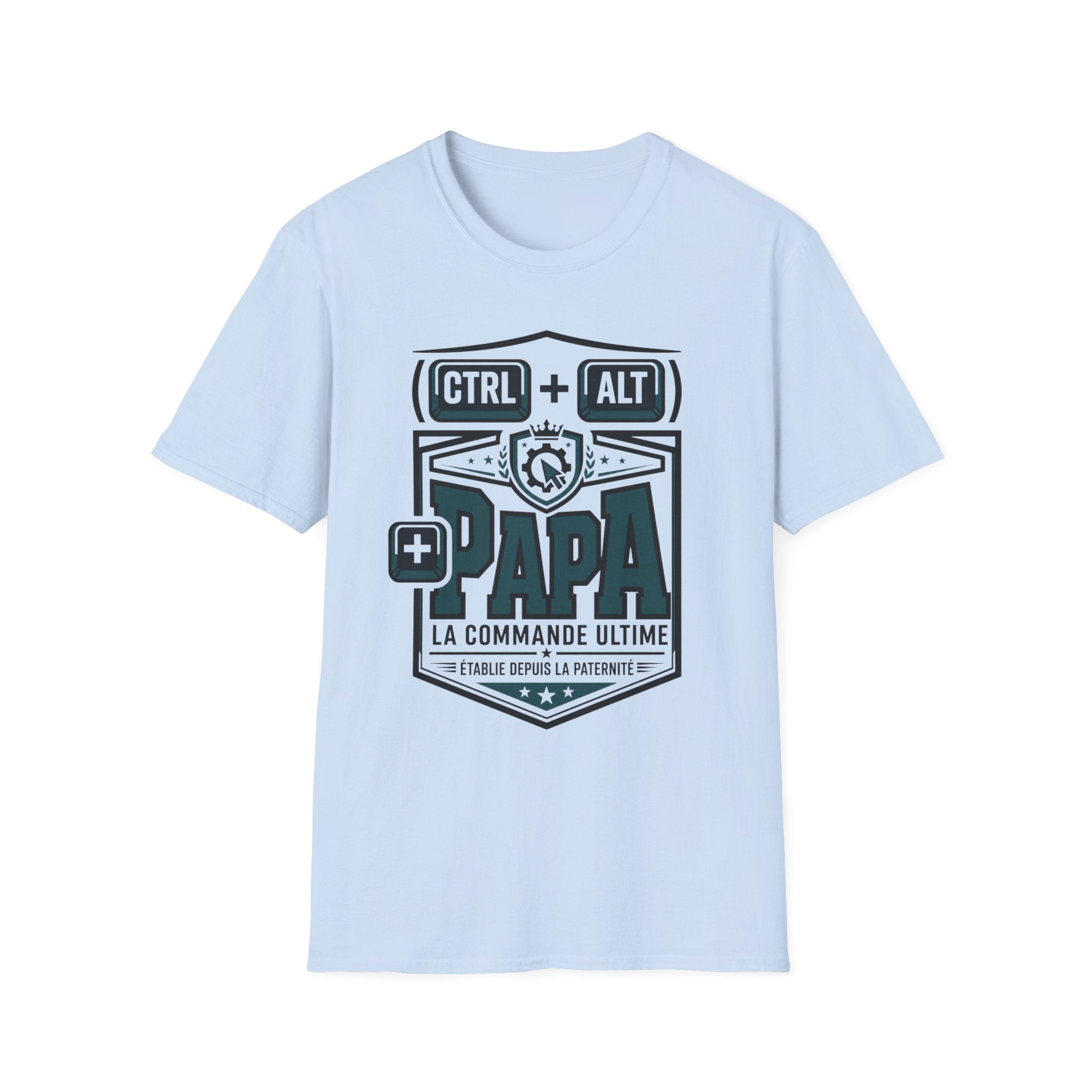 T-Shirt CTRL + ALT + PAPA La Commande Ultime