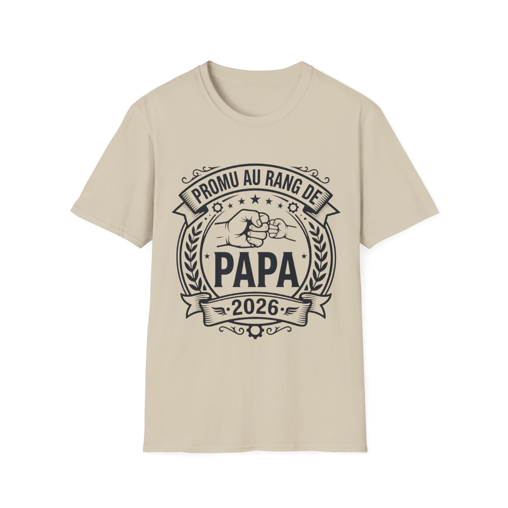 T-Shirt Promu Au Rang De Papa