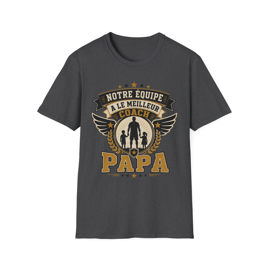 T-Shirt Papa Meilleur Coach