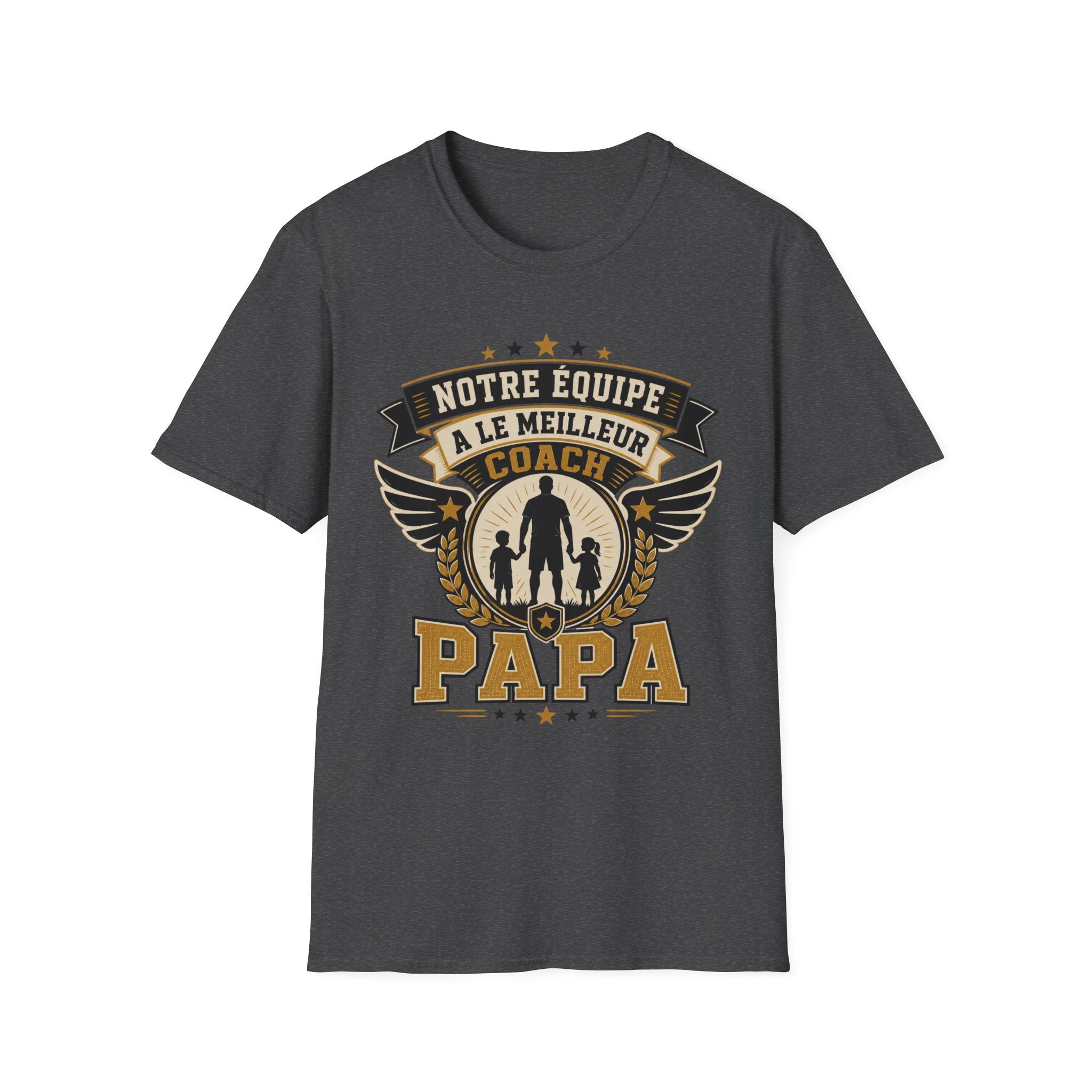 T-Shirt Papa Meilleur Coach