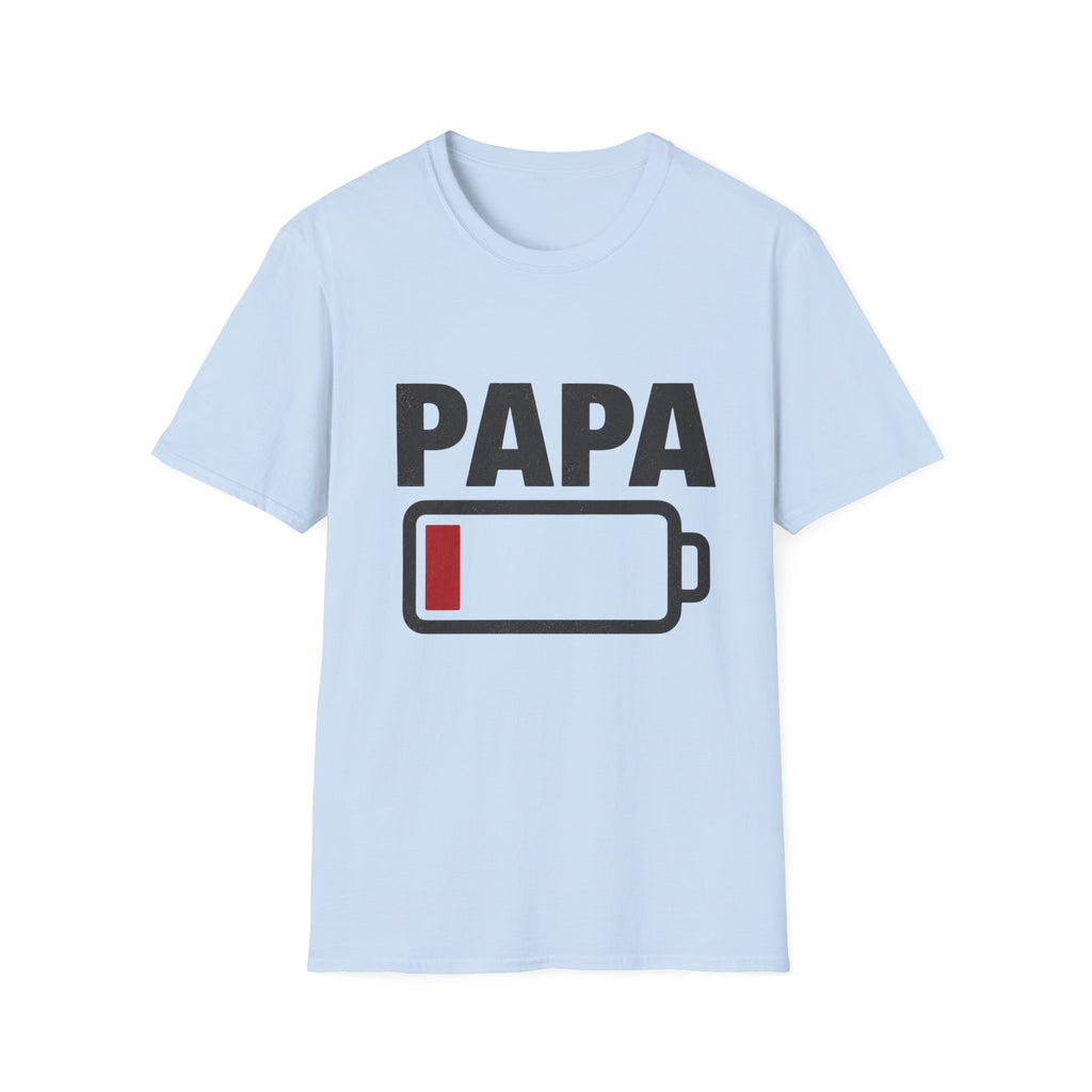 T-Shirt Papa Batterie Faible