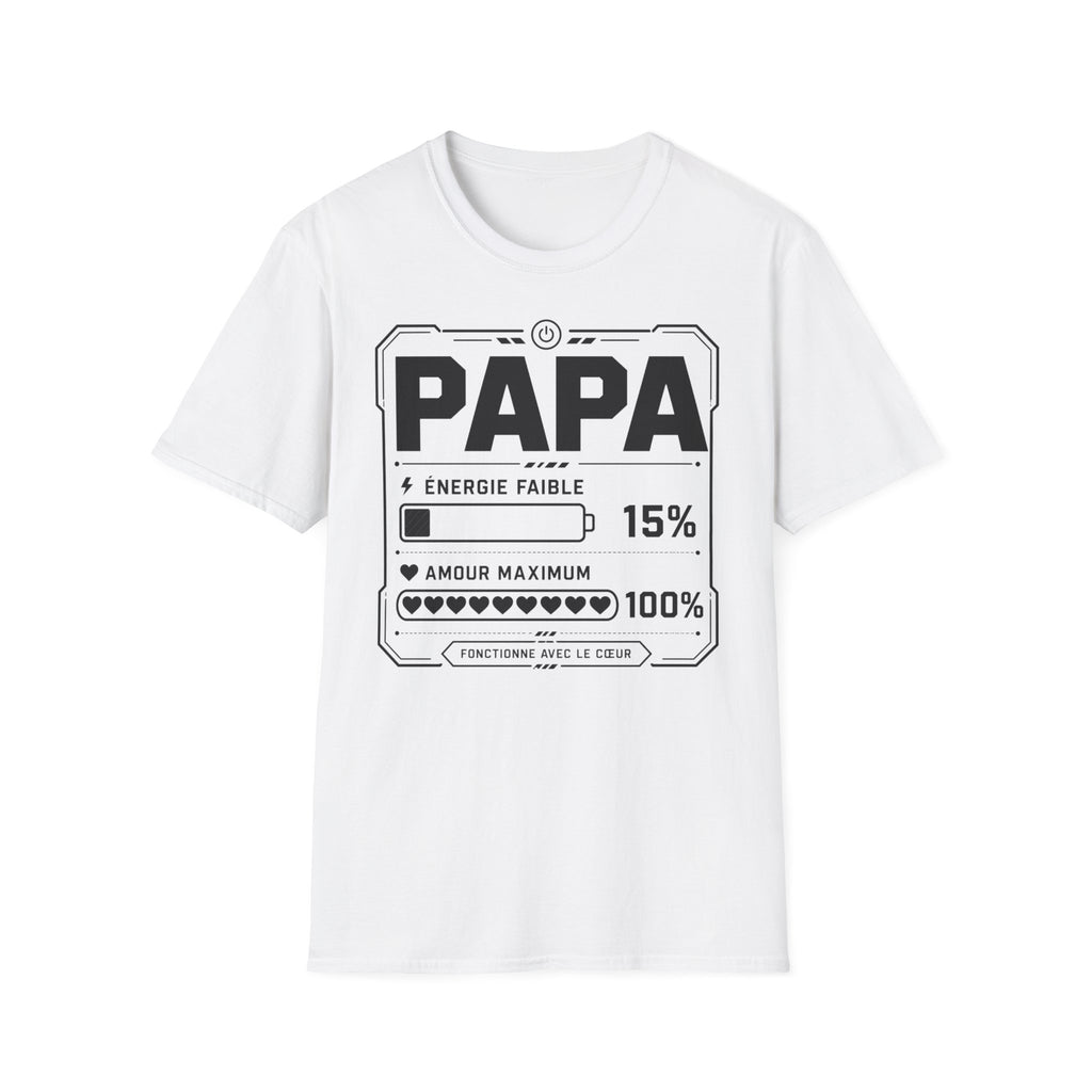 T-Shirt Papa Energie Faible