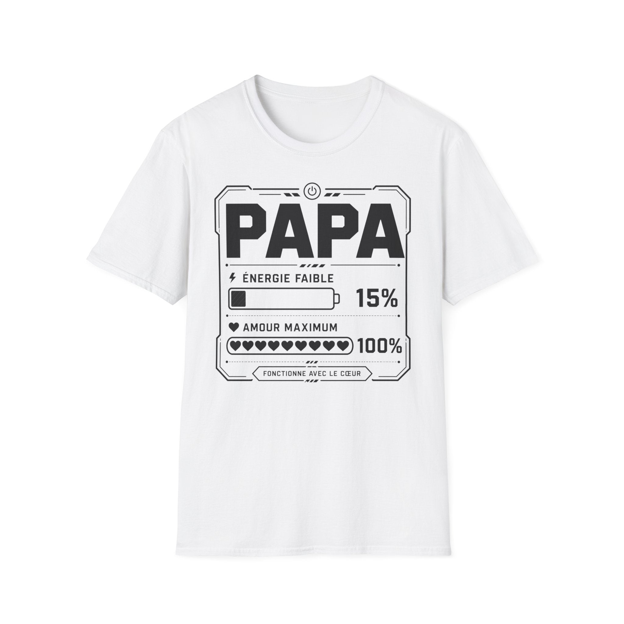 T-Shirt Papa Energie Faible