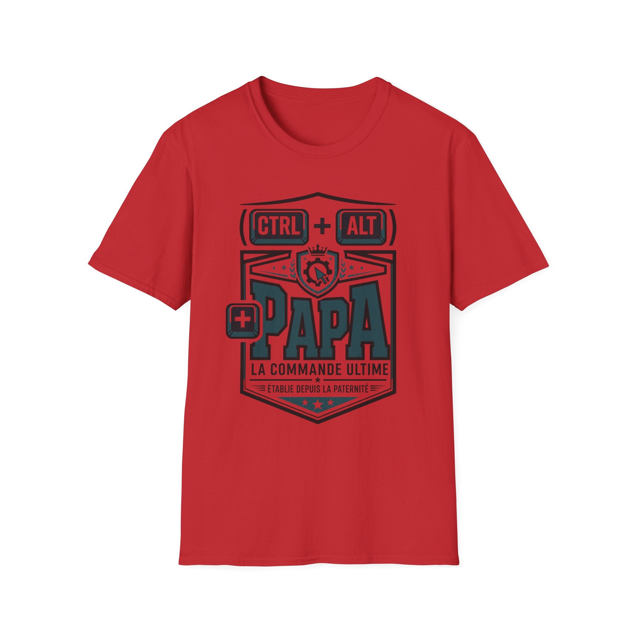 T-Shirt CTRL + ALT + PAPA La Commande Ultime