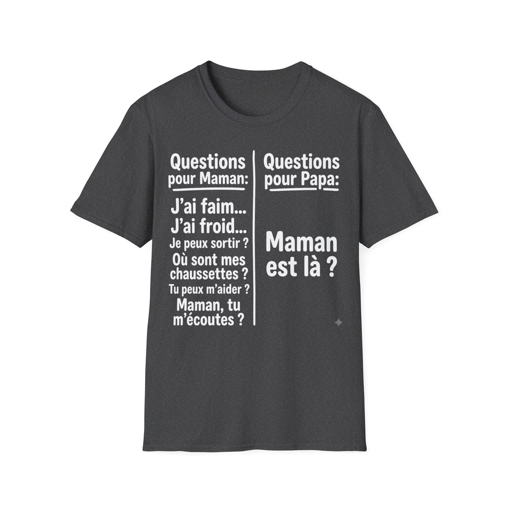 T-Shirt Comparaison Maman Papa