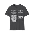 T-Shirt Comparaison Maman Papa