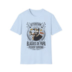 T-Shirt Attention Blagues De Papa