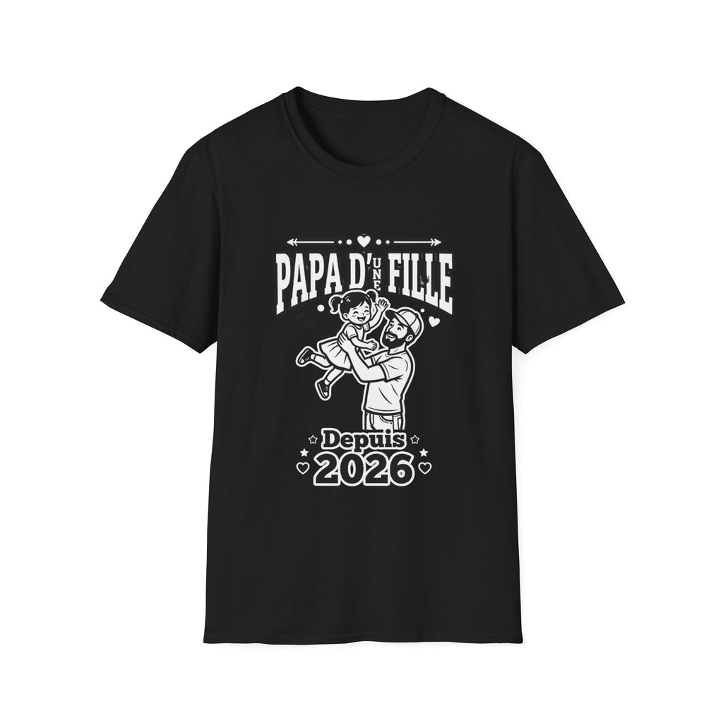 T-Shirt Papa D'une Fille