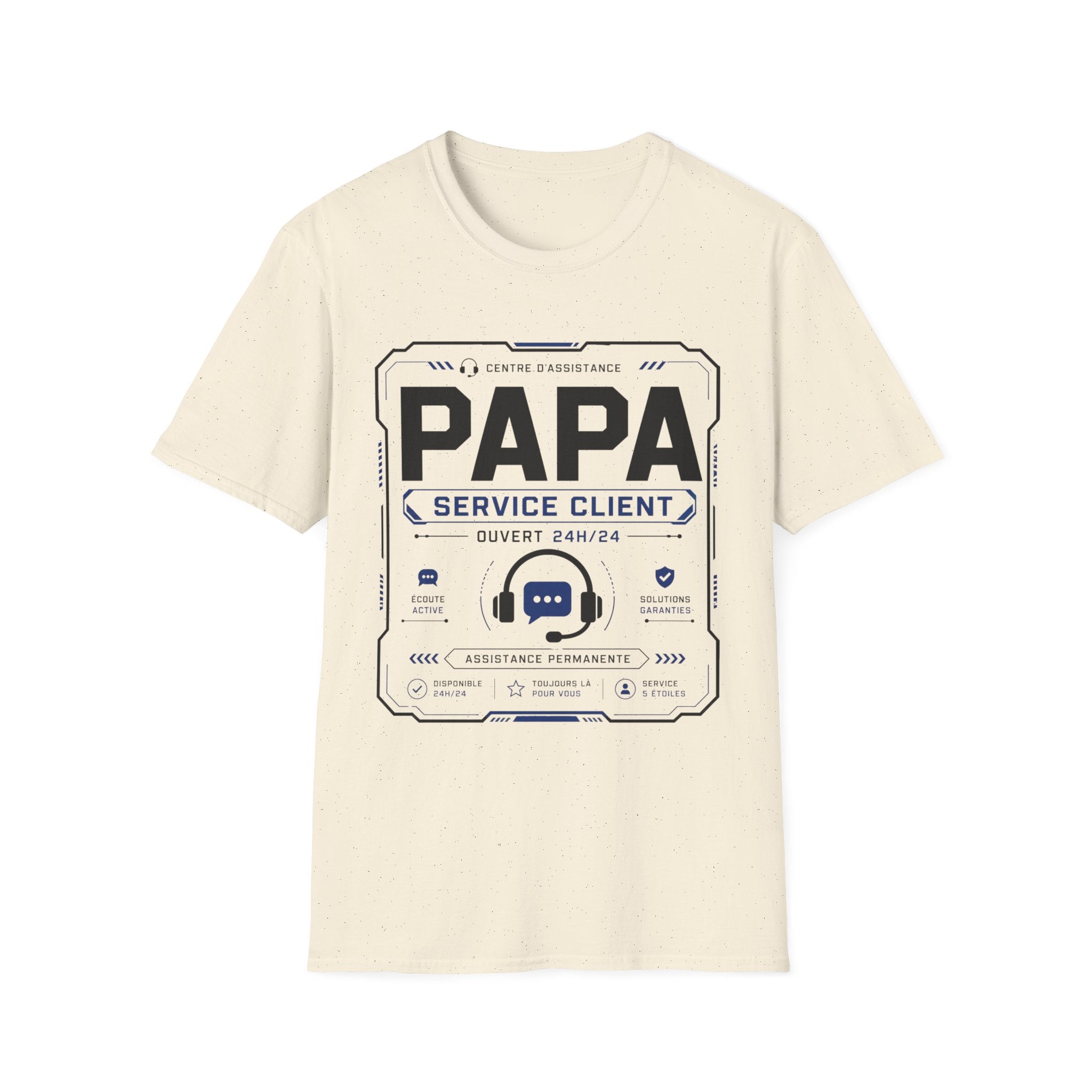 T-Shirt Papa Service Client