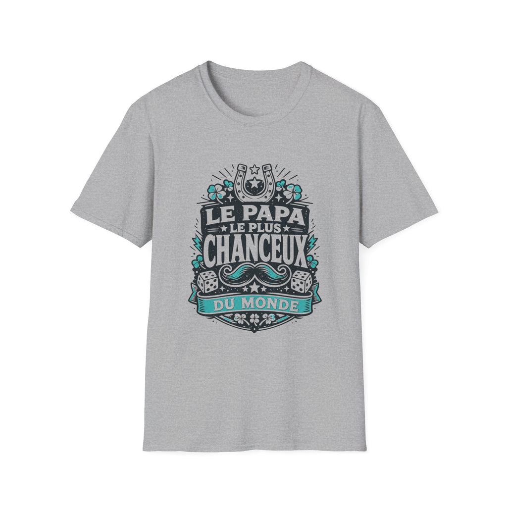 T-Shirt Le Papa Le Plus Chanceux