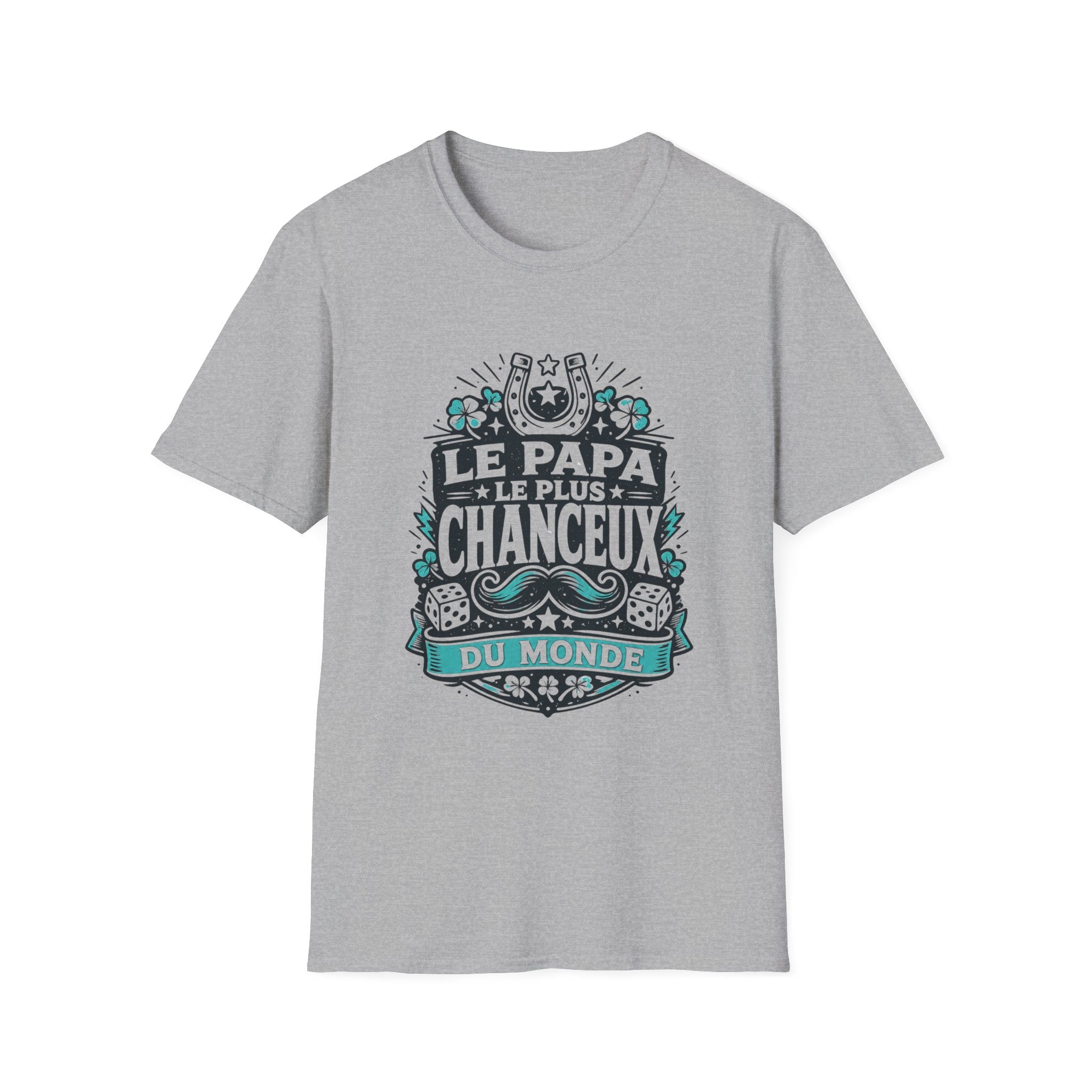 T-Shirt Le Papa Le Plus Chanceux