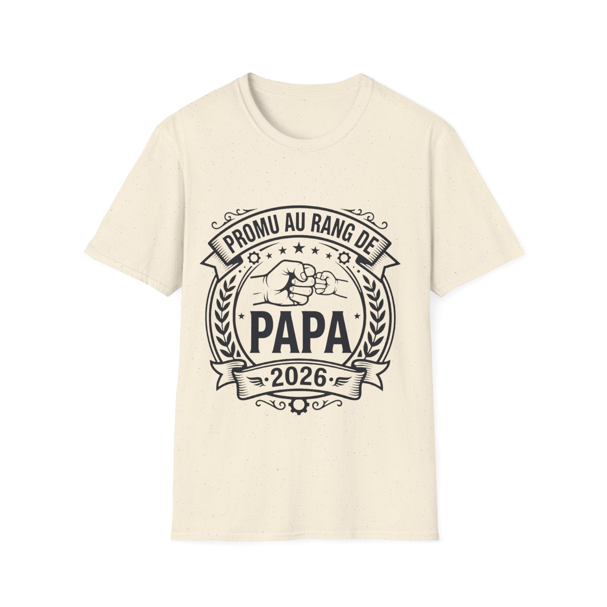 T Shirt Promu Au Rang De Papa