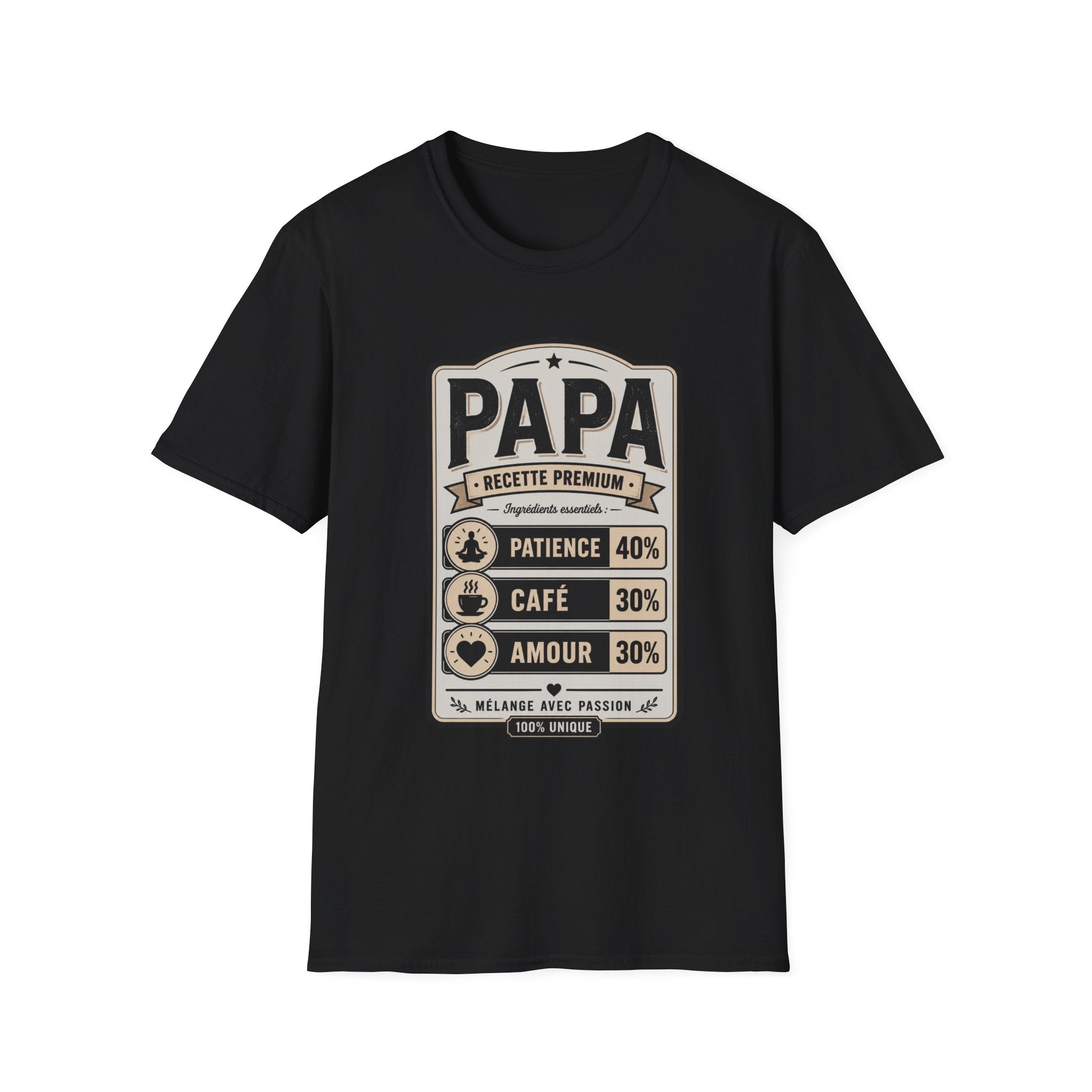 T-Shirt Papa Recette Premium