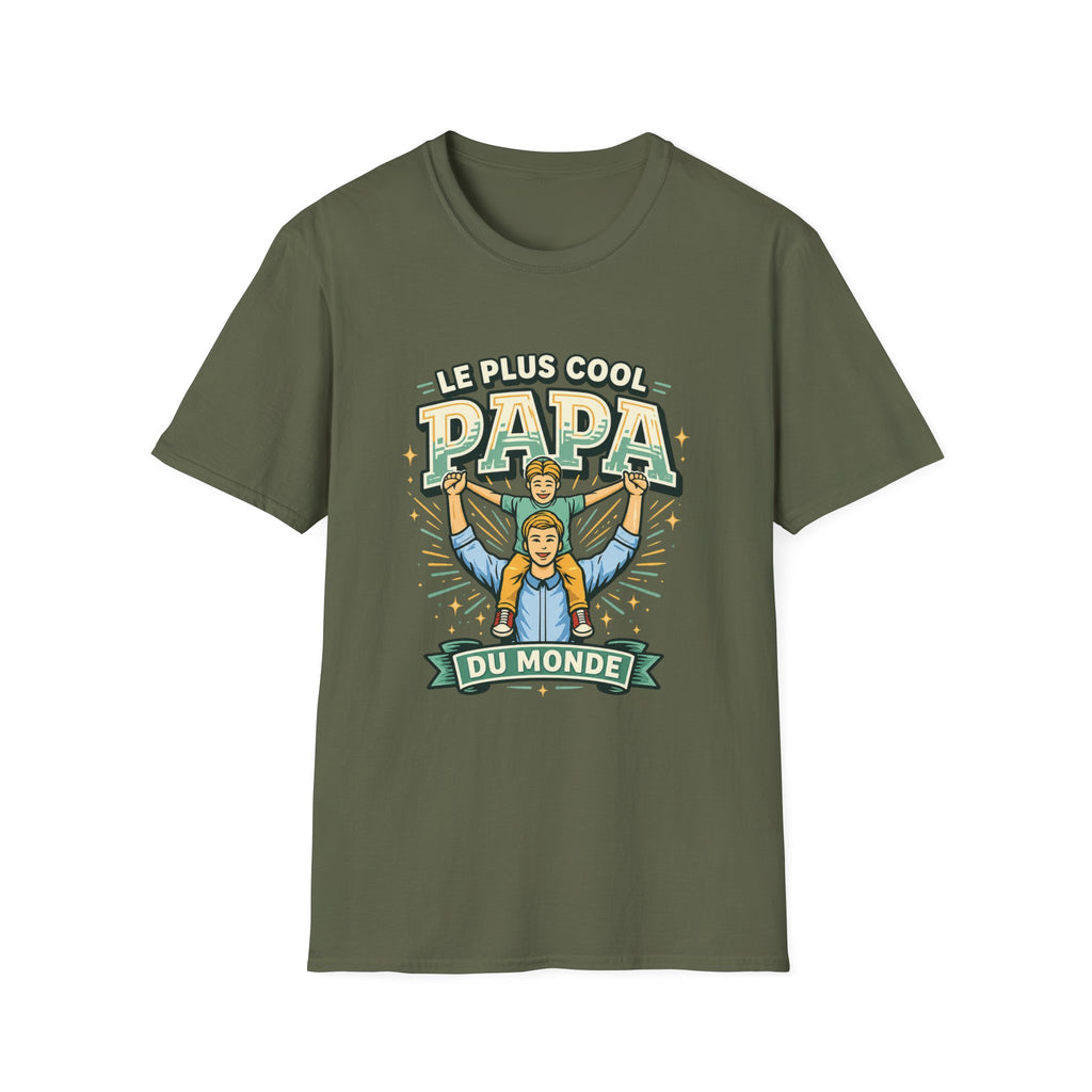 T-Shirt Le Plus Cool Papa