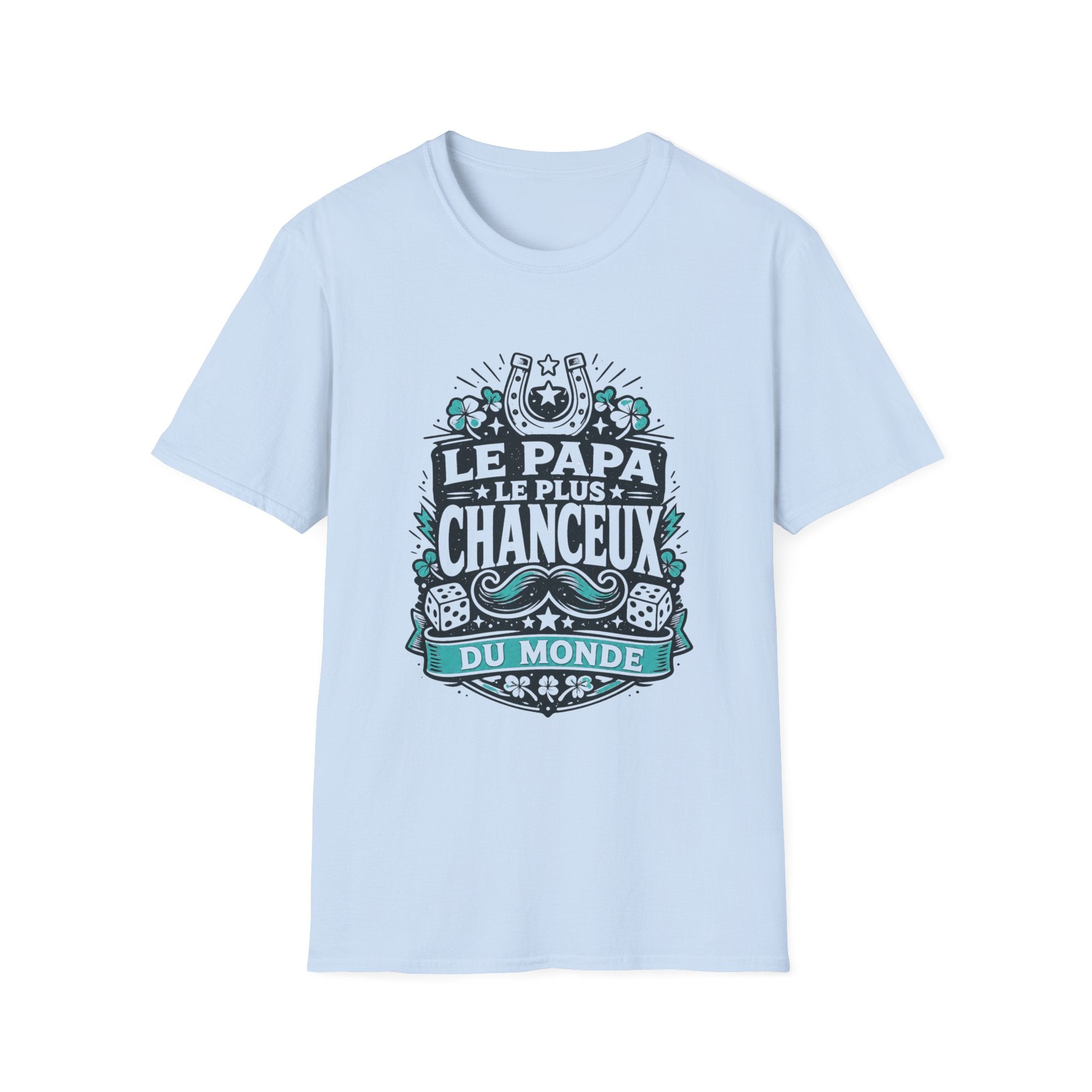 T-Shirt Le Papa Le Plus Chanceux
