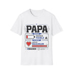 T-Shirt Papa Energie Faible Amour Max