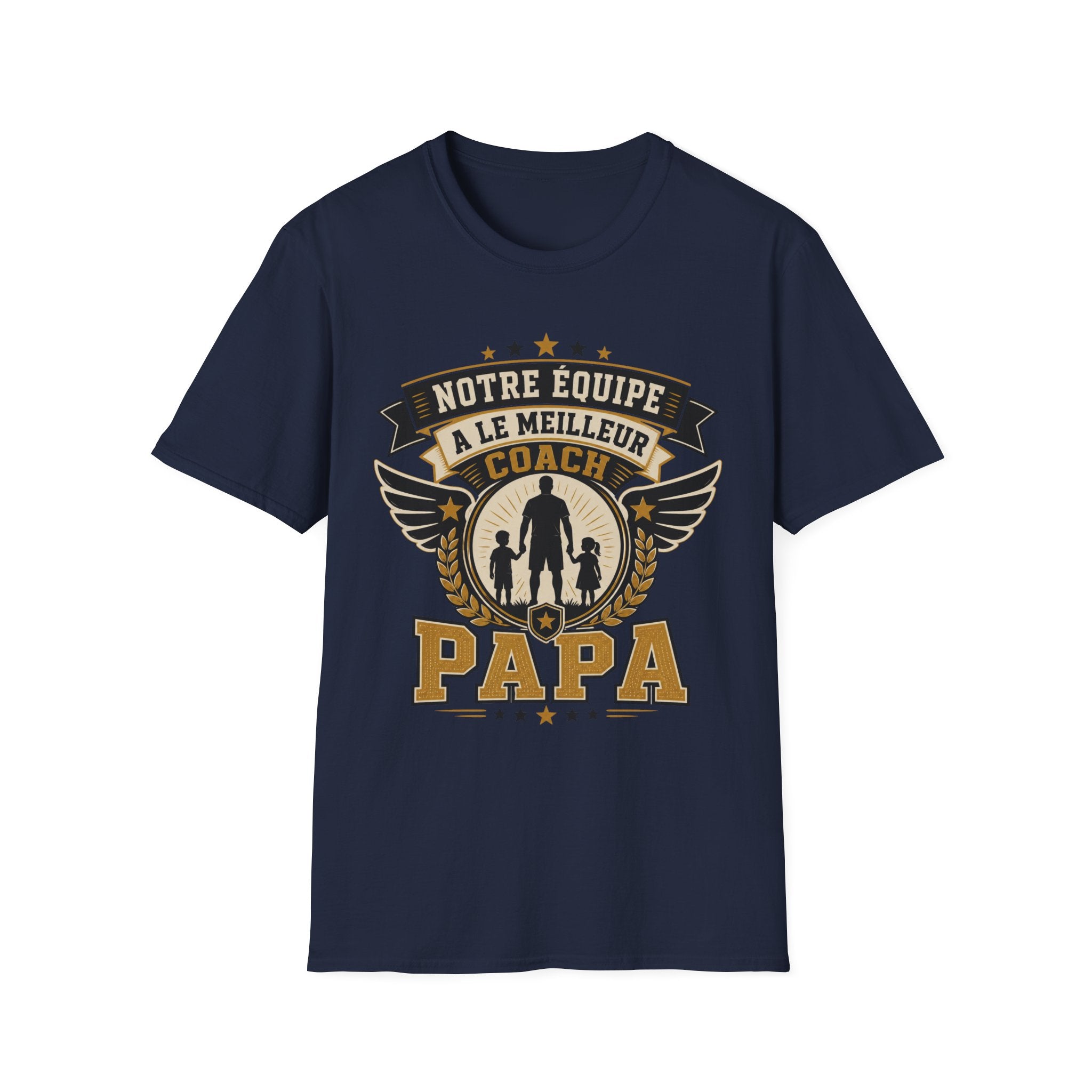 T-Shirt Papa Meilleur Coach