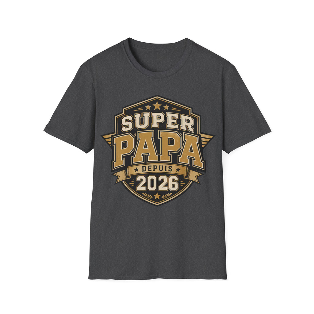 T-Shirt Super Papa Depuis 2026
