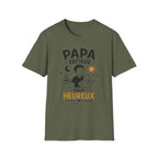 T-Shirt Papa Fatigué Mais Heureux