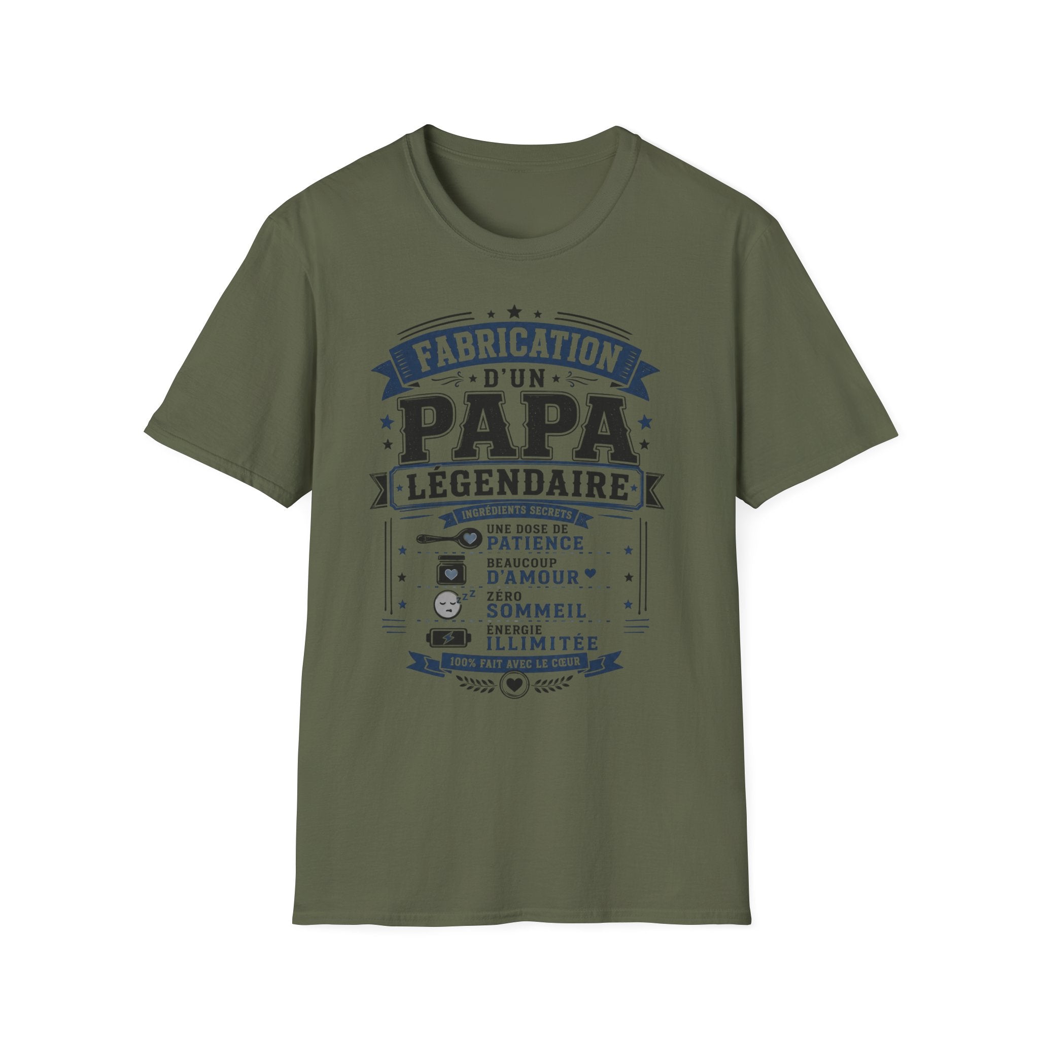 T-Shirt Fabrication D'un Papa Légendaire