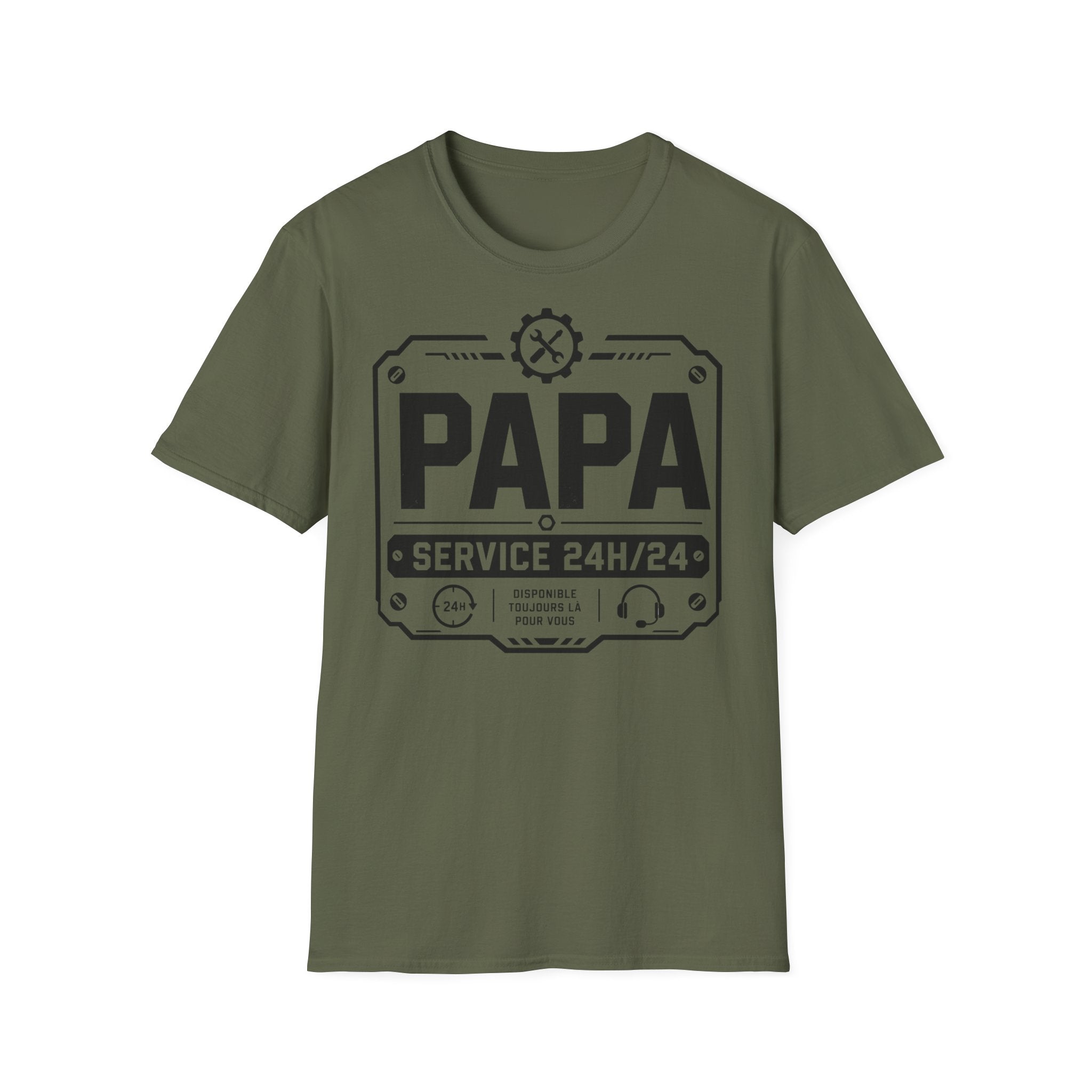 T-Shirt Papa Service 24H/24