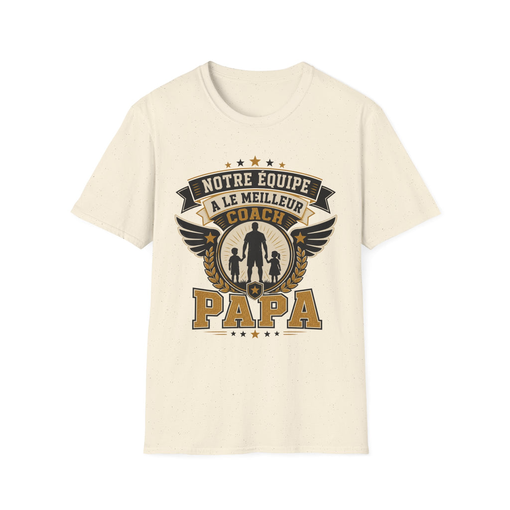 T-Shirt Papa Meilleur Coach