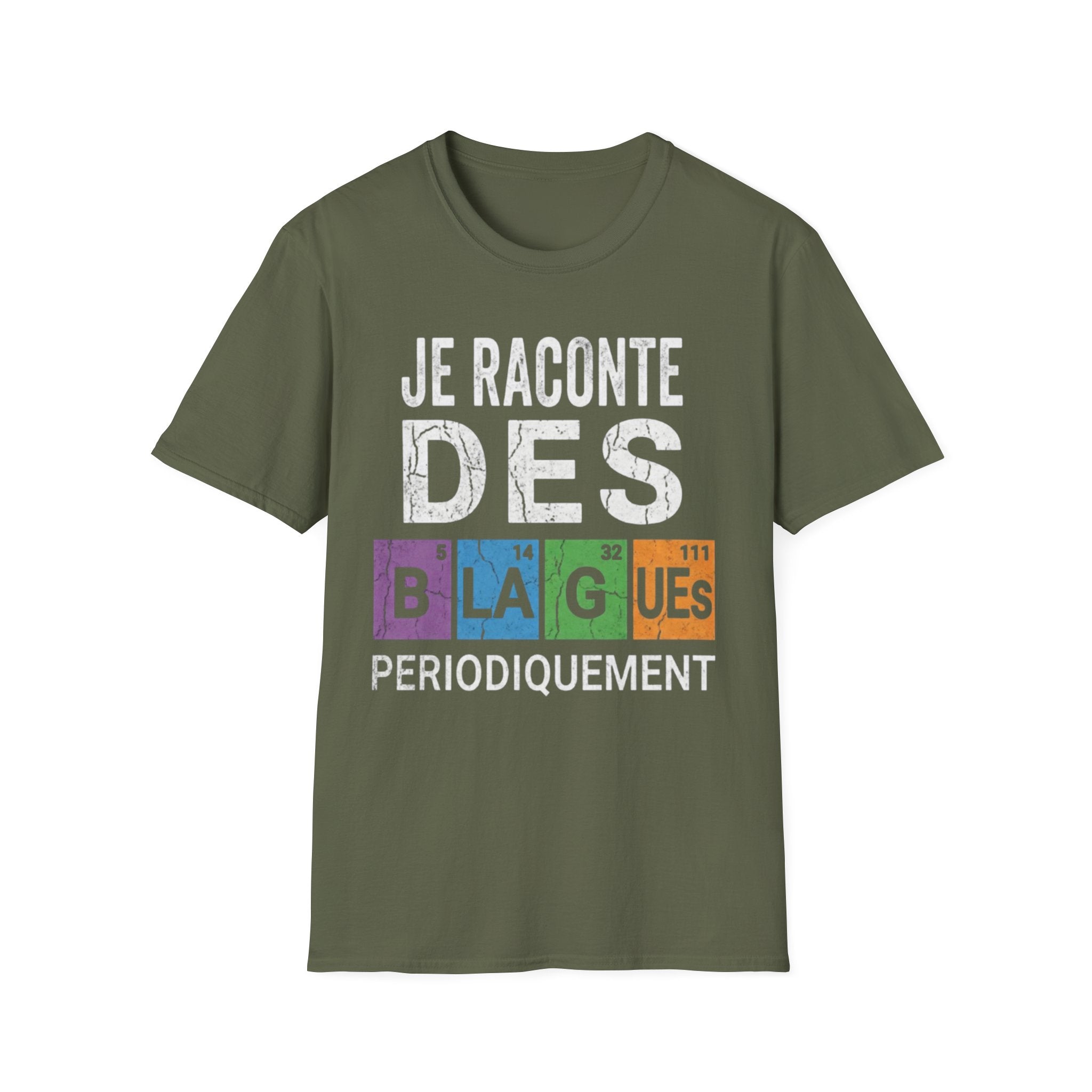 T-Shirt Je Raconte Des Blagues Périodiquement